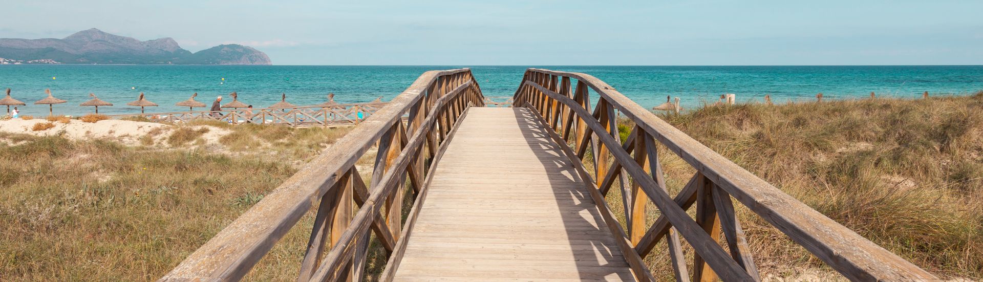Pasarela de madera Playa de Muro