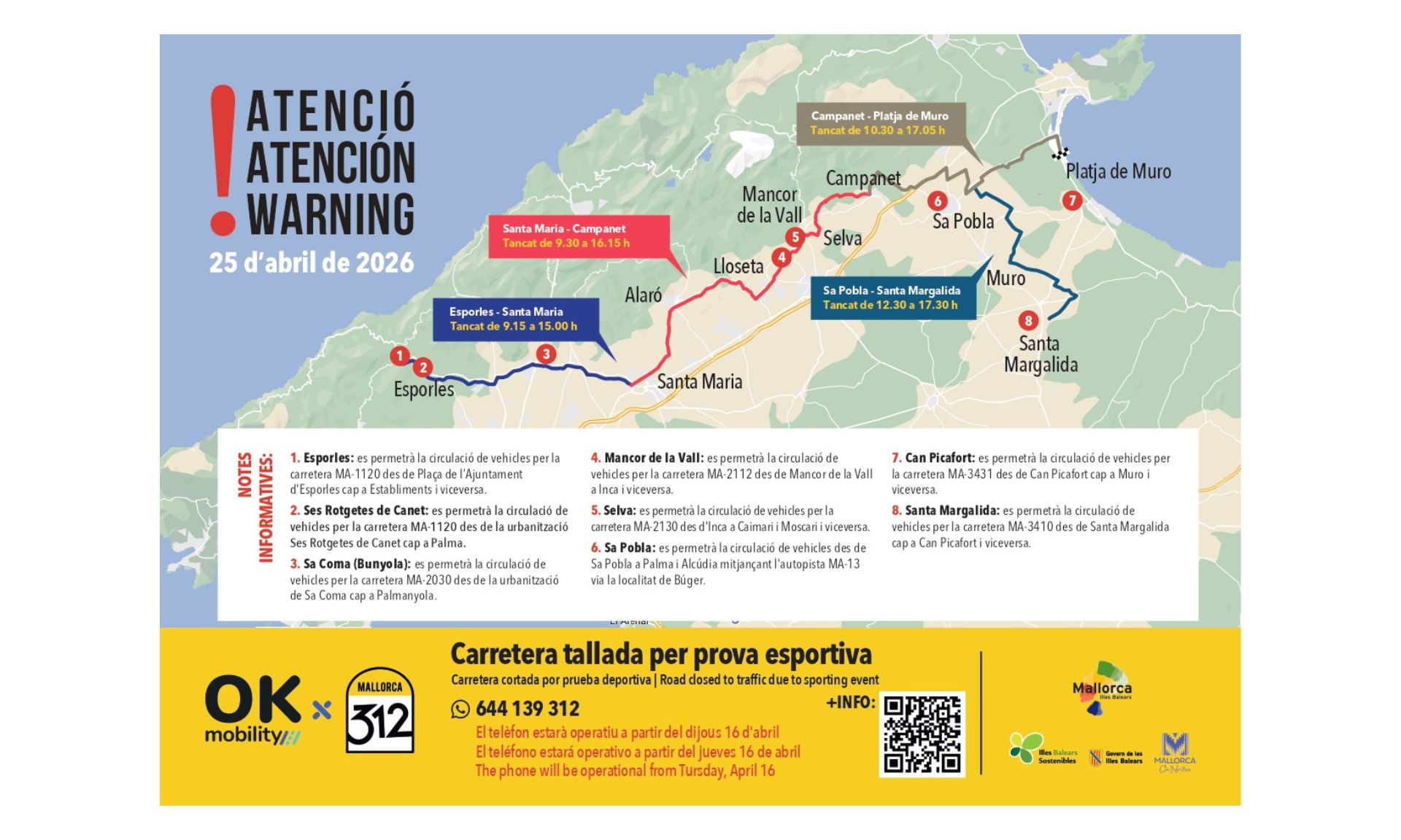 Map of road closures 2