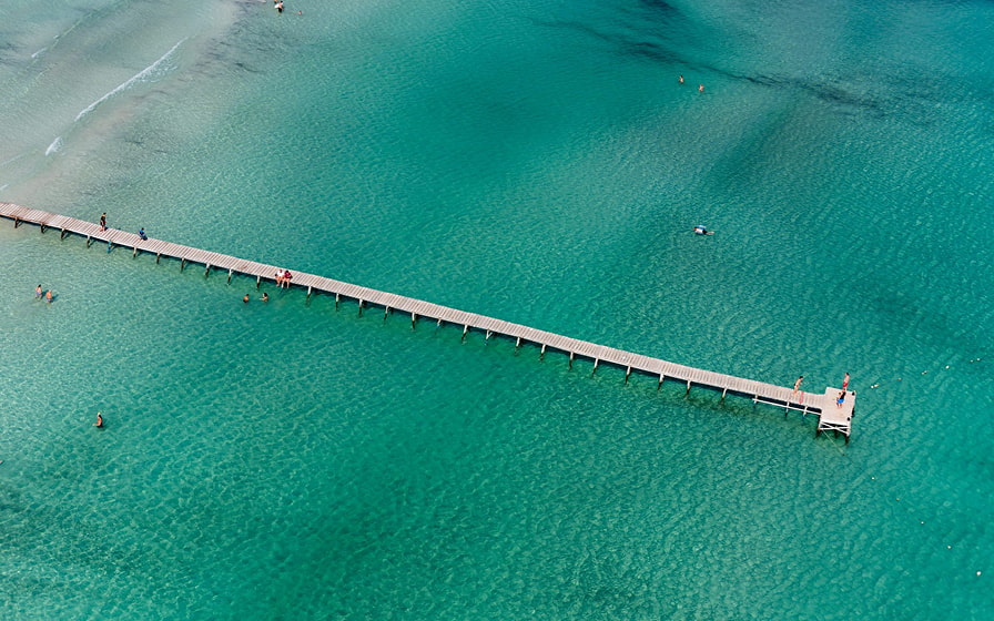 pasarela playa de muro