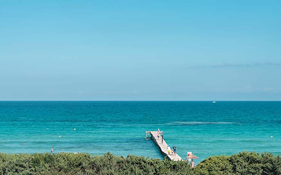 pasarela playa de muro